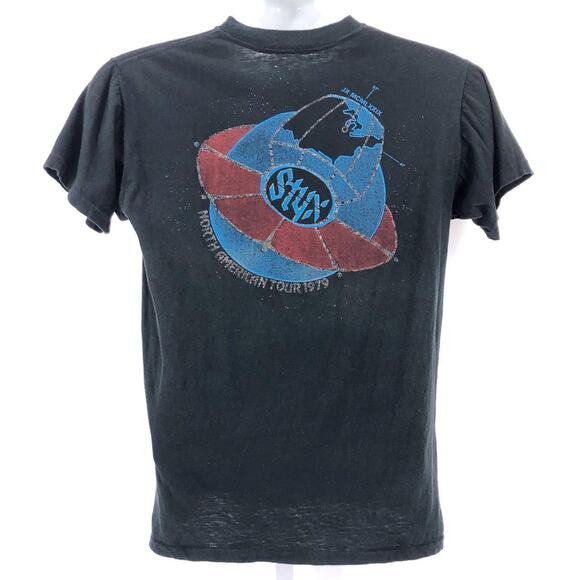 Styx 1979 The Grand Decathlon North American Tour tshirt 70s 1970s vintage - Picture 3 of 5